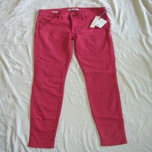 RICH & SKINNY Raspberry Legacy Stretch Low Rise Skinny Denim Jeans 29